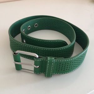 Leather Perforated Belt